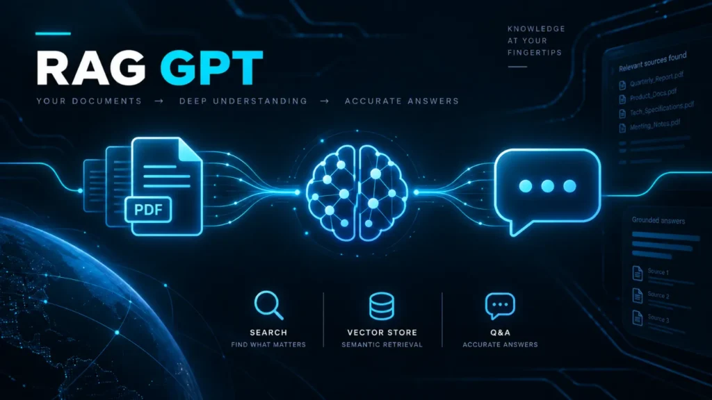 RAG GPT document assistant for accurate answers from your files